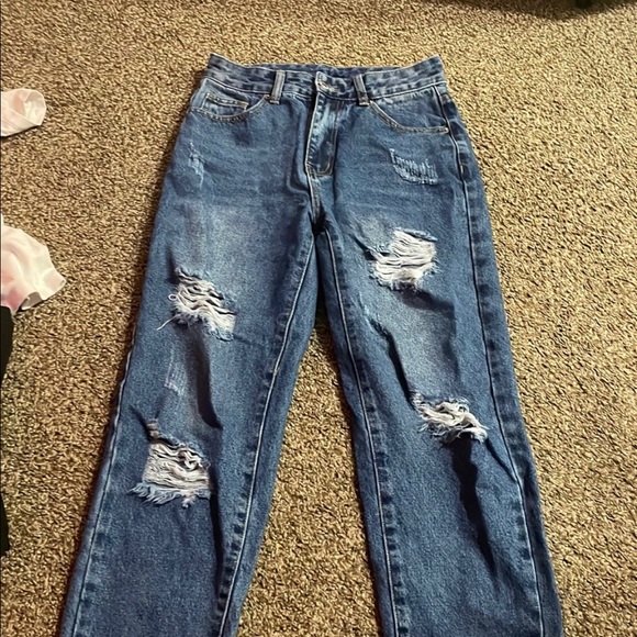 SHEIN Denim - SHEIN Mom Jeans